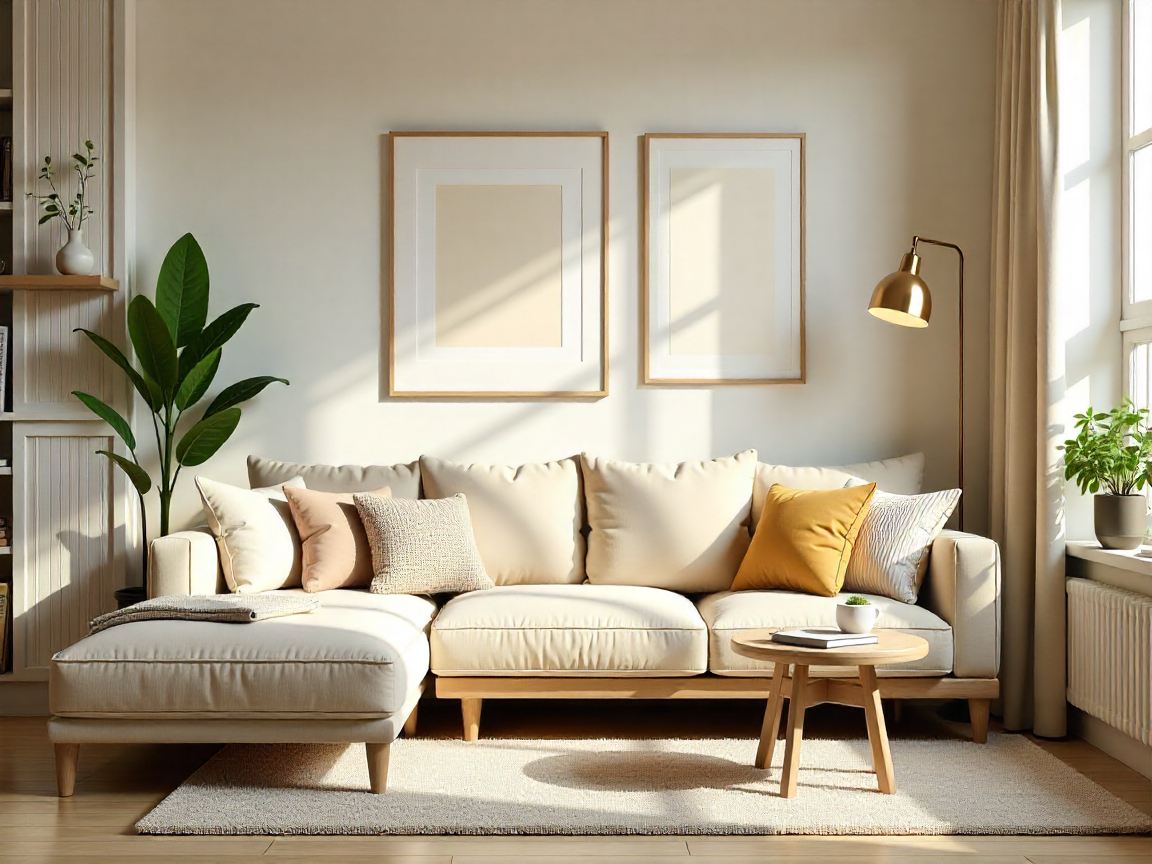 Beautifully organized living space